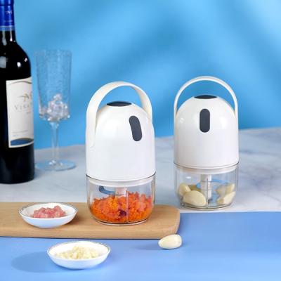 China Usb Easy Rechargeable Mini Chopper Electric Food Chopper Kitchen Vegetable Tool Fast Operation Cleaver for sale