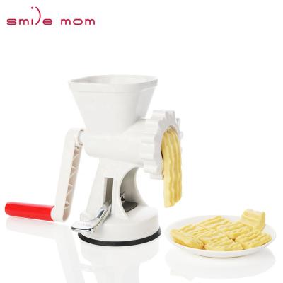 China Smile Mom's Mini Fruit Mincer Manual Vegetable Chopper Viable Kitchen Gadgets for sale