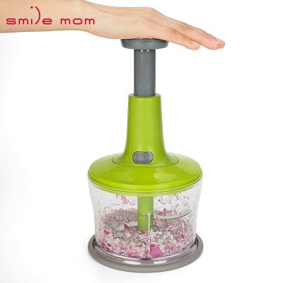 China New Design Amazon Hot Selling Viable Onion Press Multifunctional Chopper Kitchen Tool Garlic Press for sale