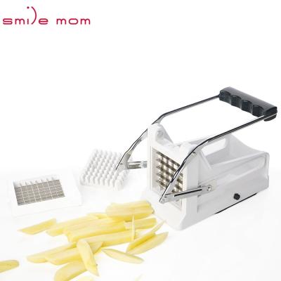 China Sustainable Smile Mum 2 In 1 Kitchen 36 And 64 Holes Manual Potato Chipper Cutter Potato Slicer for sale