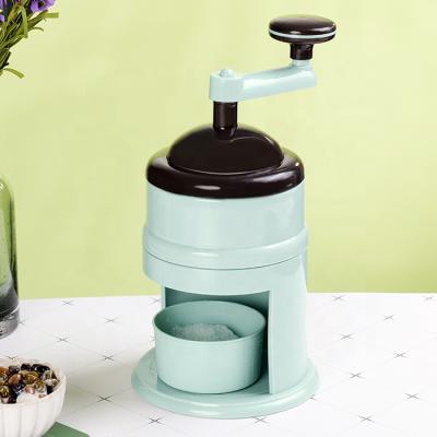 China High Efficiency Summer Needs Plastic Manual Snow Ice Crusher Shaving Machine For Home Use Kitchen Accessories for sale