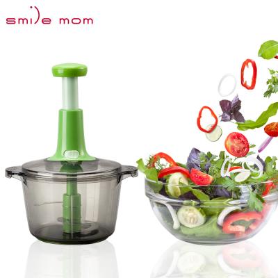 China Sustainable Multifunctional Hand Manual Kitchen Food Safe Salad Maker for sale