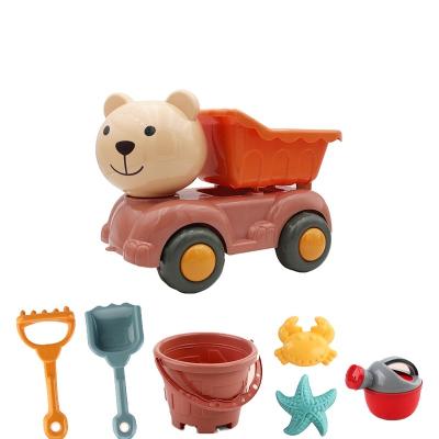 China 2022 Easy Funny Hot Sale Summer Beach Bucket Beach Toys Children Play Interactive Bucket Beach Truck Toys for sale