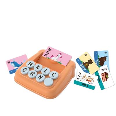 China Hot Selling New Funny Easy List Alphabet Building Blocks Puzzle Wooden Pinyin Smart Children's Educational Toys for sale