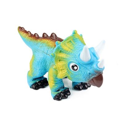 China Hot Sale Toy Kids Safety Plastic Dinosaur Model Play Green Blue Animal Toys for Model Play for sale