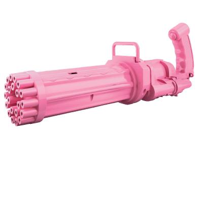 China Hot Selling Toy Model Porous Automatic Electric 8 Hole Machine Gun Bubble Gun Cool Bubble Toy Easy Funny High Quantity New for sale