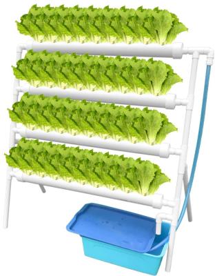 China Eco-friendly Hydroponic 4 Layer 36 Site Piping Grow Kit Deep Water Cultivation System Vegetable Garden Planting Gardening System Indoor for sale