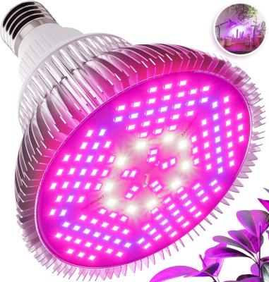 China Easy Install 18W 50W 80W 100W LED Grow Light Full Spectrum Phyto Lamp LED Bulbs For Plants Garden Flower Seeds Growing Grow Box E27 for sale