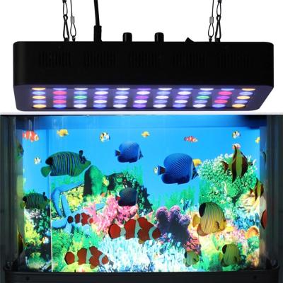 China Easy Install Timer Control Dimmable 165W LED Aquarium Light Full Spectrum For Grow Coral Reef Marine Fish Tank LPS/SPS for sale