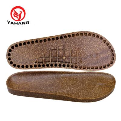 China PVC+Cork Women Sole Sole Sandal Sole For Slipper for sale