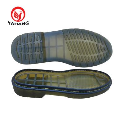 China Low Price Transparent PVC Boot Sole Sole For Men And Women Shoe Making for sale