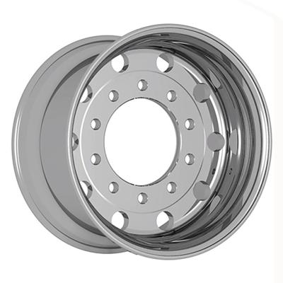 China Super Aluminum Truck 22.5x13 Wheel 10x335 Single Center 281.2 Forged Aluminum Truck Wheel ET0 for sale