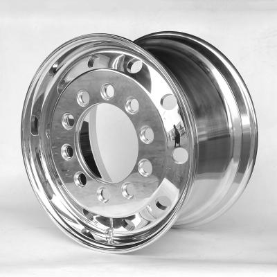 China Truck 22.5x11.75 Aluminum Wheel 10x335 Aluminum Center 281.2 Super Single Truck Wheel For Freightliner International West Star for sale