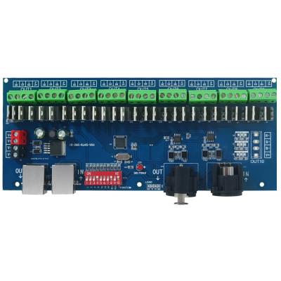 China DC9-24V DMX512 30CH X3A  27CH X3A Constant Voltage Multichannel RGB RGBW Decoder Dimmer DMX Controller for sale