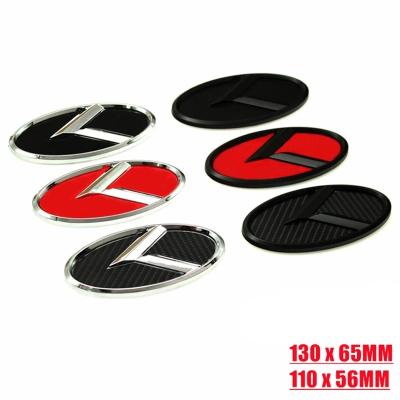 China Business/Luxury Optima Strong 2009-2014 Sticker K Logo Front Grill Rear Badge For KIA K5 2011-2013 Car Trunk Emblem 3D for sale