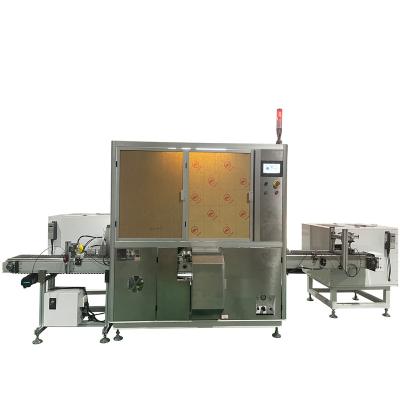 China Factory Automatic Vibration Plate Screen Printing Capping Machine for sale