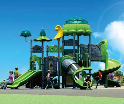 China 1110*890*420 YUCAI Plastic Children Play Set Outdoor Amusement Park Playground For Sale for sale