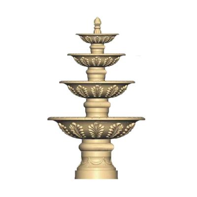 China Modern Molds for Water Cement Fountain Silicone Garden Concrete Plastic Fountain Outdoor Resin Mold for ConcreteMould for sale