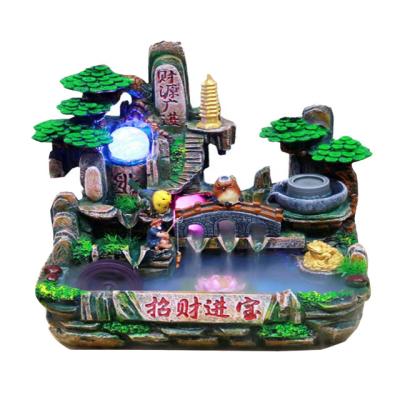 China Indoor molds silicone water rock garden nature decoration material interior decoration for sale for sale