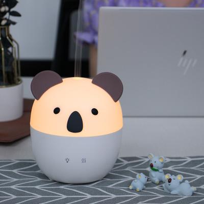 China Cute Aroma Diffuser 160ml USB Household Office Bedroom Lobby Koala Warm Air Portable Electric Humidifier Hotel For Home Kid Children Child for sale