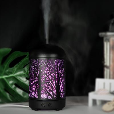 China Hotel Factory Direct Sale Glowing Aroma Diffuser With 7 Colors Light Cup Shape Essential Oil Diffuser 100ml for sale