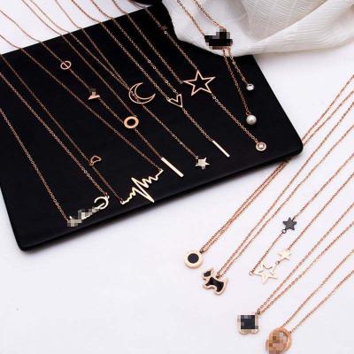 China New Aromatherapy Jewelry Zircon Fashion Simple Luxury Pearl Instant Superb Gold Plated French Multilayer Necklace Leather Pearl Pendant for sale