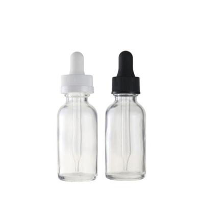 China 15ml 30ml transparent Boston essential oil bottle 60ml 120ml essential oil dropper bottle for sale