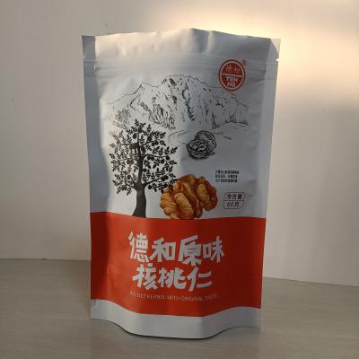 China Matt Standing Zipper Bag Polybag Aseptic Glossy Food Plastic Packaging Zipper Bags Custom Logo for sale