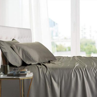 China Anti-Static High Quality Bamboo Microfiber Bed Blended Fabric Sheet Set By Test for sale