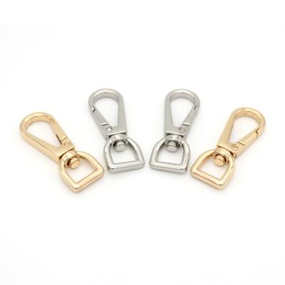 China Wholesale Luggage Accessories Rose Swivel Small Gray Dog Gold Metal Snap Hook for sale