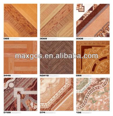 China 300x300 or 300x600 glazed metal tiles glazed vitrified floor tile for sale