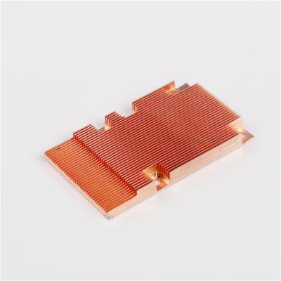 China Excellent Performance Electric Copper Skived Fin Heat Sink for sale