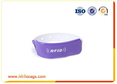 China Recycle Waterproof Rfid Festival Wristbands ISO19001 / ROHS Passed for sale