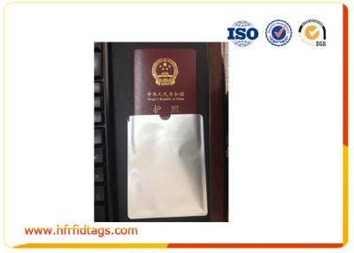 China Reusable Thick Rfid Blocking Card Sleeve For Passport Protecting for sale