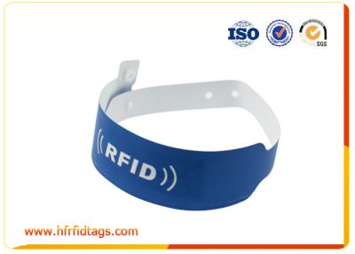 China Access Control Tyvek Disposable Rfid Event Wristbands PP Paper for sale