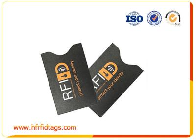 China Reusable Rfid Blocking Card Sleeve Protection Secure Holder Aluminium Foil Paper for sale