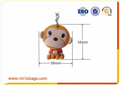 China 125 KHZ Cute Shape Silicon Rfid Key Tag TK4100 for Membership Management for sale