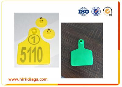 China Passive TPU Rfid Animal Tag , Barcode Printing cow ear tags for sale