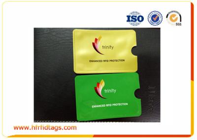 China Resuable Water proof Rfid Blocking Card Sleeve Used as Business Gift for sale