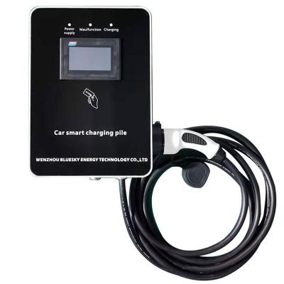 China 7KW / 11KW / 22KW / 43KW wall mounted type ac 2 ev charger for electric car BESC for sale