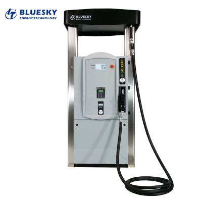 China Hot sale 1/2/4nozzles diesel or gasoline digital fuel dispenser for fuel part number 1120*570*2430mm for sale