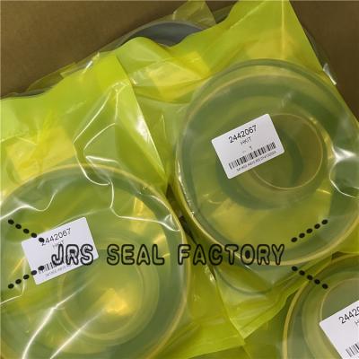 China 2442067 2442068 5J8350 BD515 HYDRAULIC CYLINDER SEAL parts ROD SEAL seal KIT BLACK for sale