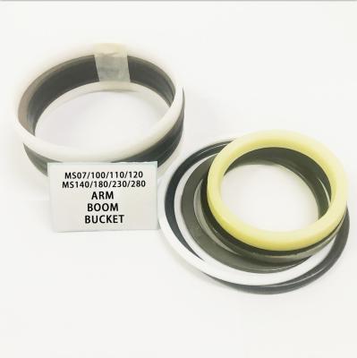 China Van het de Boomwapen van MS110 120 de Verbinding van de het Wapenemmer van de 180 van de de Emmerverbinding van het GraafwerktuigSeal Kit Hydraulic Cylinder Oil Seals Vervangstukkenboom Te koop