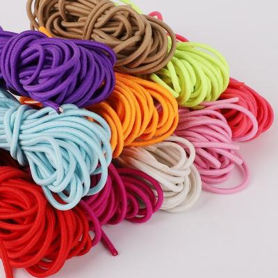 China Cheap Colorful 2.5/2mm High-elastic Cords Viable Round Rubber Elastic Line DIY Bungee Cord Sewing Accessories for sale