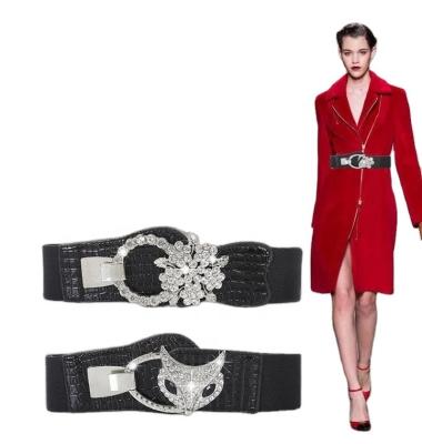 China Promotion Gift Present 2021 Women Fashion Skinny God Metal Buckle Waist Belt For Ladies Dress Waist Chain Belt for sale