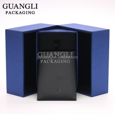 China 100% handmade wholesales customized good quality box cufflinks, jewelry package box and pu leather box for sale