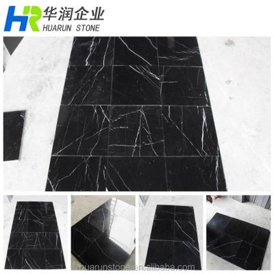 China Black Marble Vanity Top Nero Margiua Marquina Marble Good Price for sale