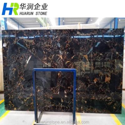 China Floor& wall decoration black and gold marble, Nero Portoro price for sale