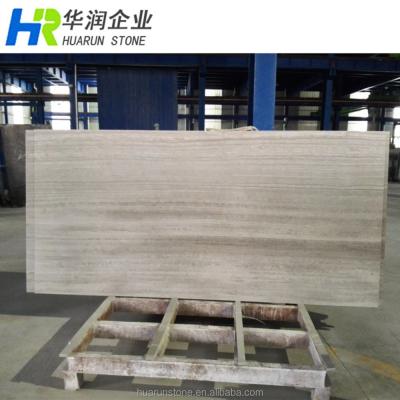 China Dark Gray Serpeggiante Gray Wooden Grain Marble Slab for Wall Cladding for sale