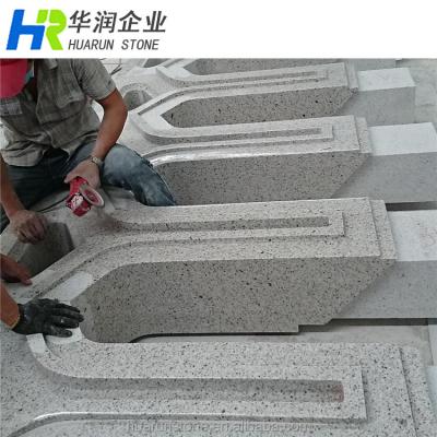 China USA Bethel White Granite White Stone Price Customize for sale